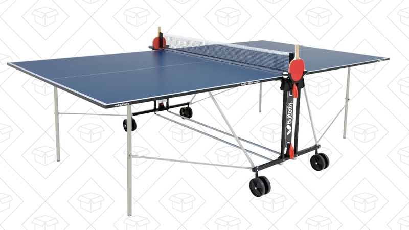 Butterfly Sport Rollaway Ping Pong Table, $222 after coupon for Prime members